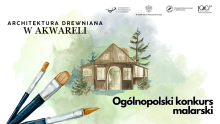 Architektura drewniana w akwareli